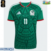 Mexico Santiago Gimenez #11 Hjemmedrakt VM 2026 Kortermet